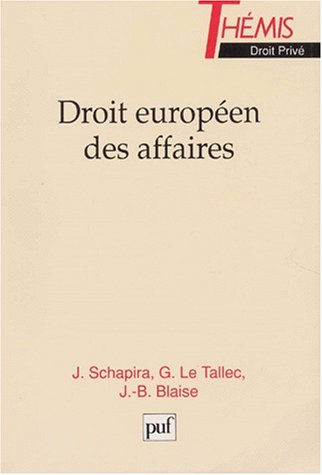 Droit européen des affaires