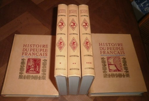 histoire du peuple français 5 vol.