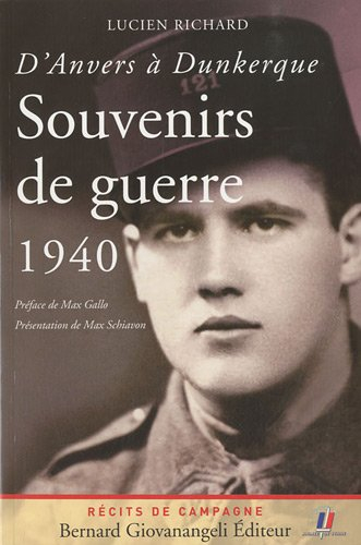 D'Anvers à Dunkerque : souvenirs de guerre 1940