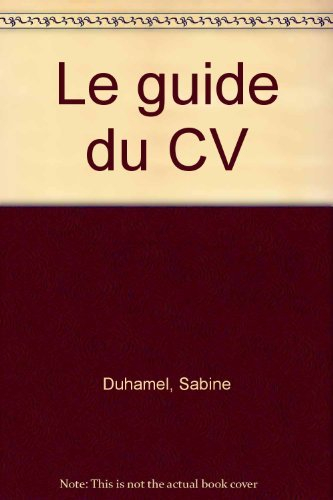 le guide du cv