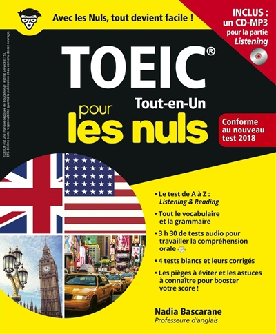 TOEIC tout-en-un pour les nuls, examen : conforme au nouveau test 2018
