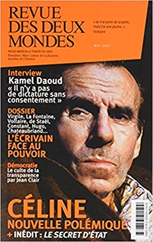Revue des deux mondes, n° 5 (2017). L'écrivain face au pouvoir
