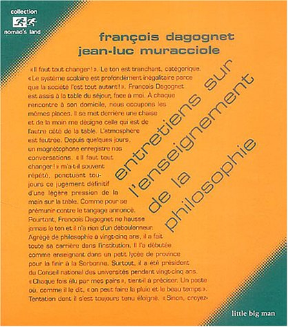 Entretiens sur l'enseignement de la philosophie