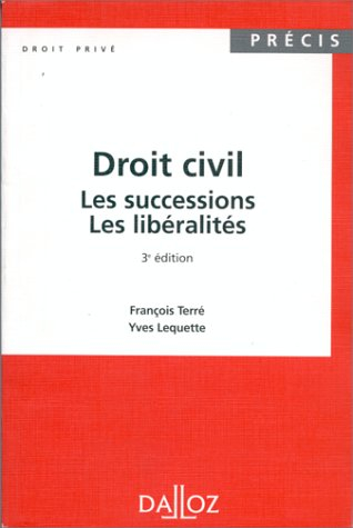 Droit civil : les successions, les libéralités