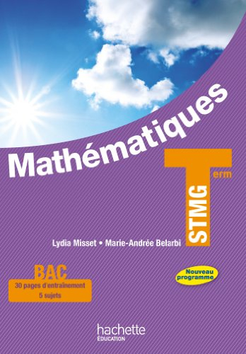 Mathématiques, terminale STMG : nouveau programme