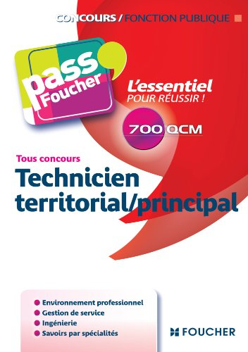 Technicien territorial, principal : tous concours