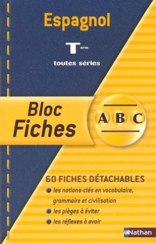 Espagnol terminales toutes séries