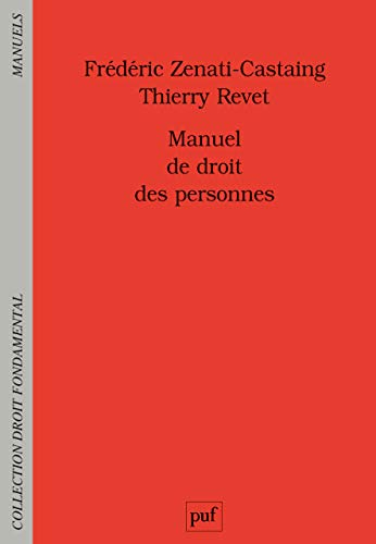 Manuel de droit des personnes
