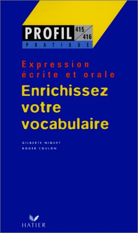 Enrichissez votre vocabulaire
