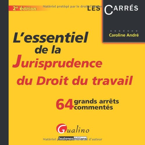 L'essentiel de la jurisprudence du droit du travail : 64 grands arrêts commentés
