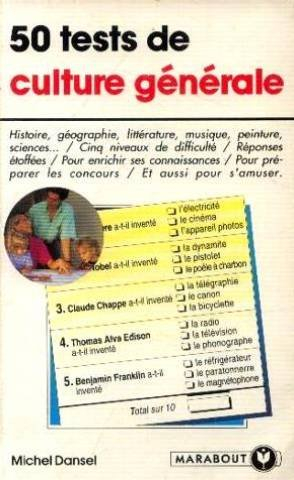 50 tests de culture générale