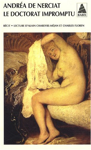 Le doctorat impromptu. Le doctorat impromptu ou L'anti-banquet