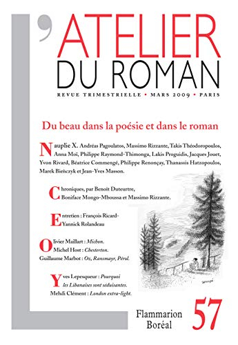 Atelier du roman (L'), n° 57. Du beau dans la poésie et dans le roman