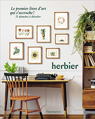 Herbier : le premier livre d'art qui s'accroche ! : 21 planches à détacher