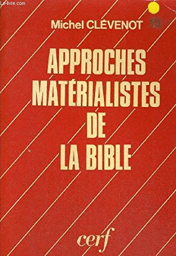 Approches matérialistes de la Bible