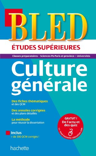Bled études supérieures culture générale