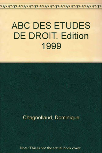 Abc des études de droit