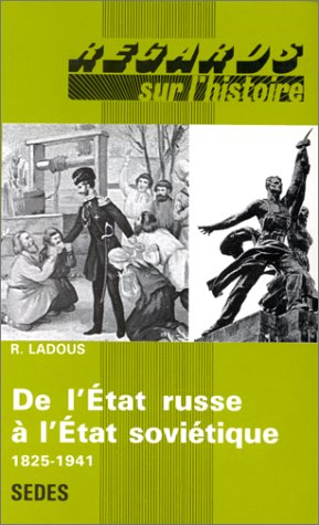 de l'état russe à l'état soviétique, 1825-1941