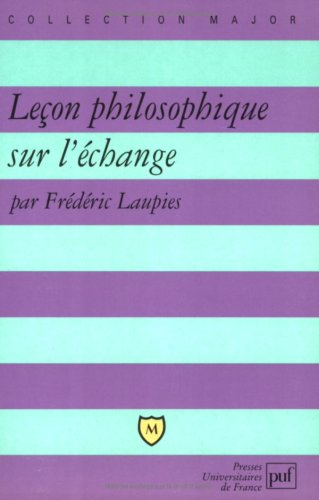 Leçon philosophique sur l'échange