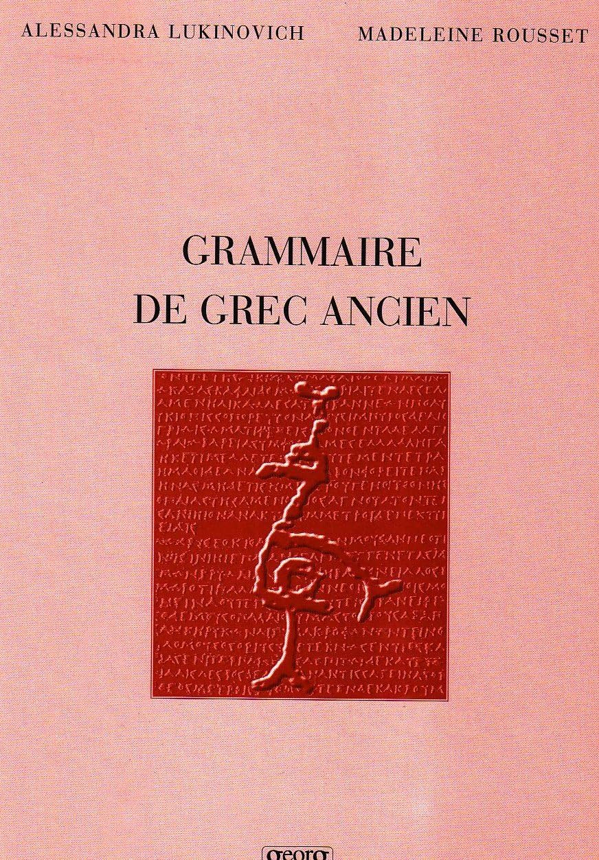 Grammaire de grec ancien