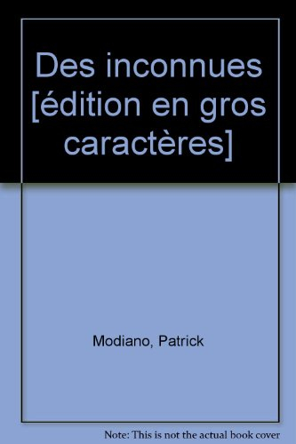 des inconnues