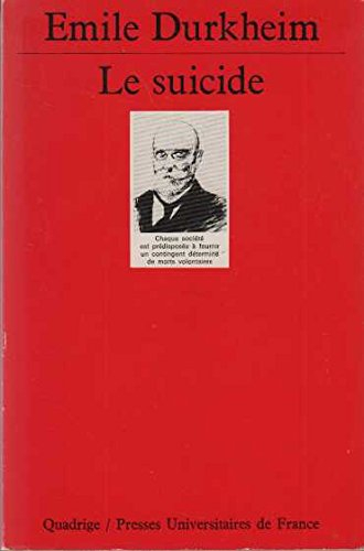 le suicide etude sociologie