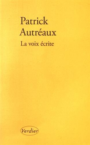 La voix écrite