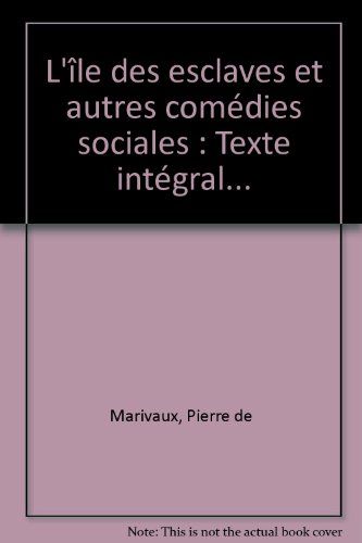 marivaux ulb ile esclaves np    (ancienne edition)