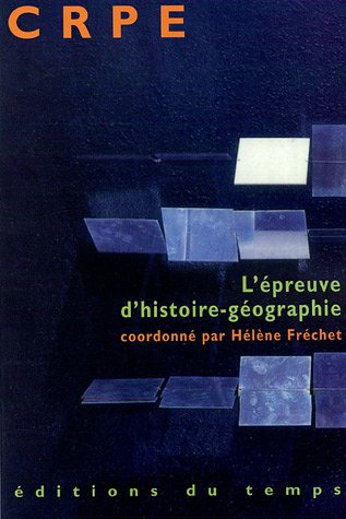 CRPE : l'épreuve d'histoire-géographie