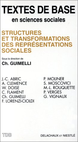 structures et transformations des representations sociales