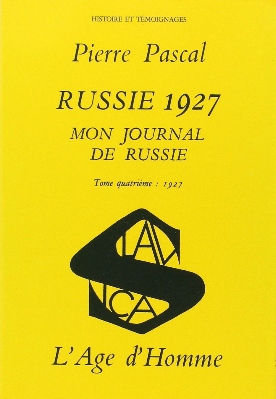 Mon journal de Russie : 04 : Russie 1927