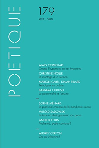 Poétique, n° 179