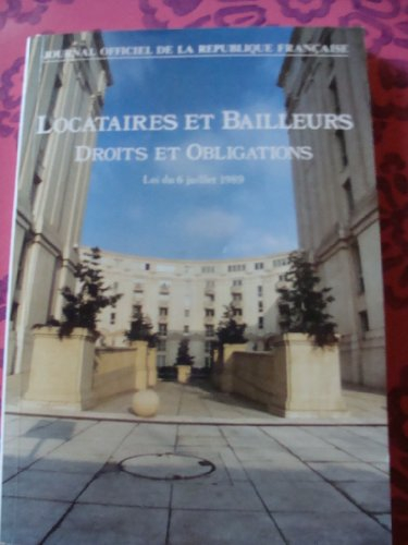 locataires et bailleurs: droits et obligations, loi n89-462 du 6 juillet 1989
