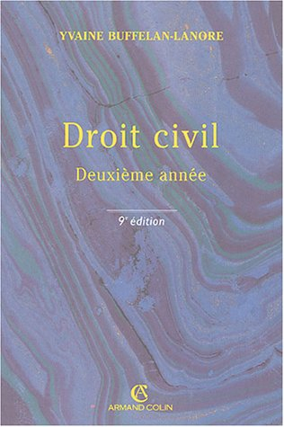 Droit civil, deuxième année