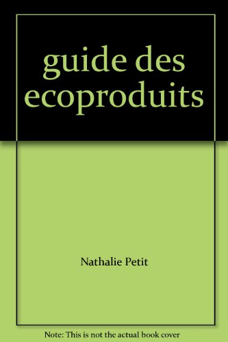guide des ecoproduits