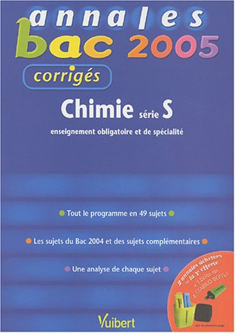 Chimie série S enseignement obligatoire et de spécialité : tout le programme en 49 sujets, les sujet