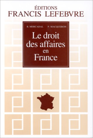 le droit des affaires en france. principes et approche pratique du droit des affaires