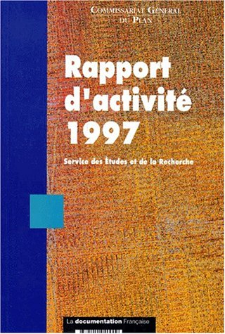 Rapport d'activités 1997