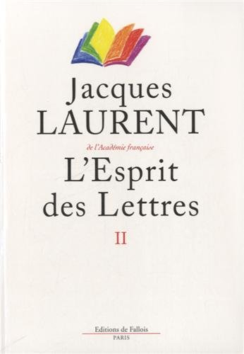 L'esprit des lettres. Vol. 2. Arts