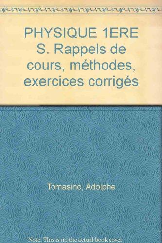 Physique 1re S