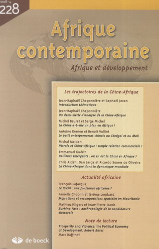 Afrique contemporaine, n° 228. Les trajectoires de la Chine-Afrique