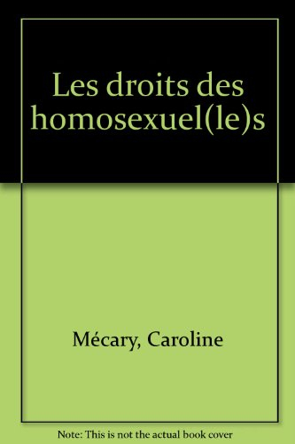 Les droits des homosexuels
