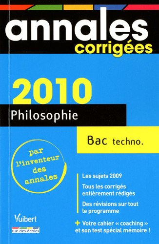 Philosophie : bac séries technologiques