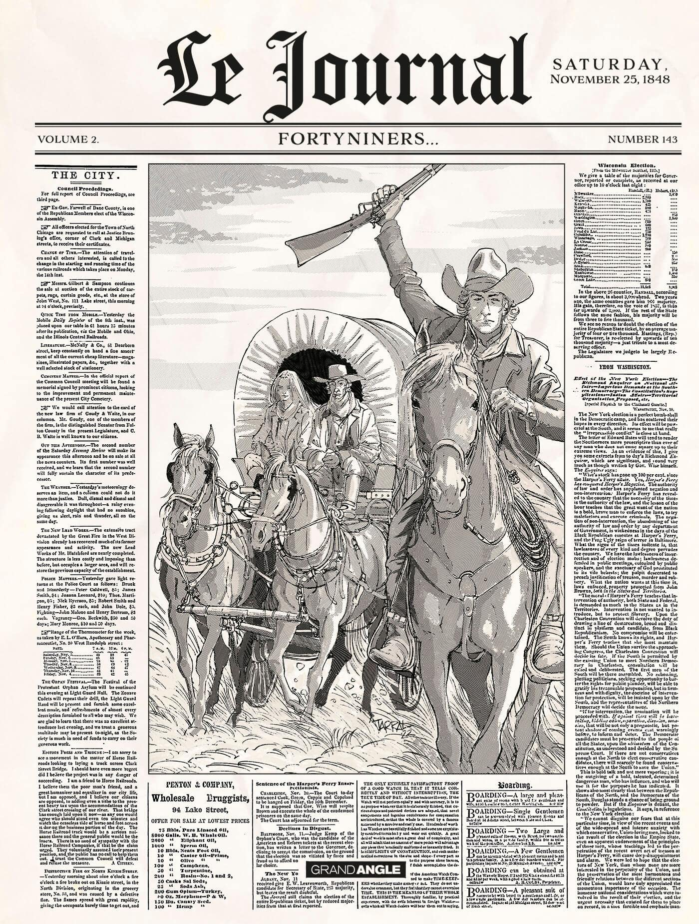 Le journal. Vol. 2. Fortyniners...