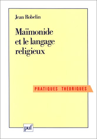 Maïmonide et le langage religieux