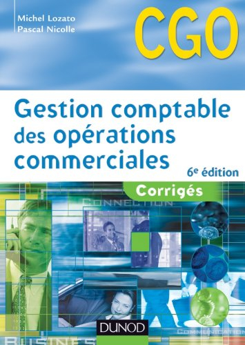 Gestion comptable des opérations commerciales : CGO processus 1 : corrigés