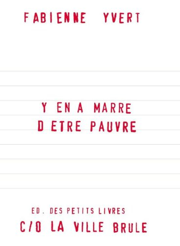 Y en a marre d'être pauvre