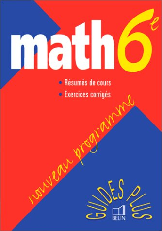 math, 6e. 15 étapes pour réussir