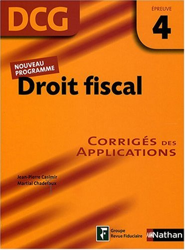 Droit fiscal, DCG, épreuve 4