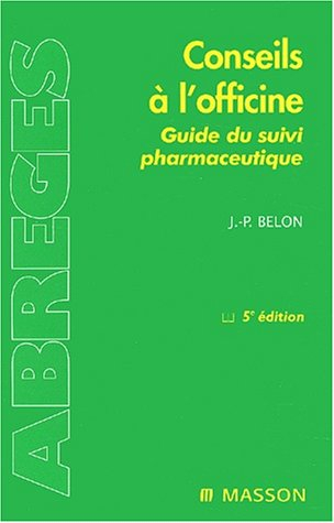 Conseils à l'officine : aide au suivi pharmaceutique